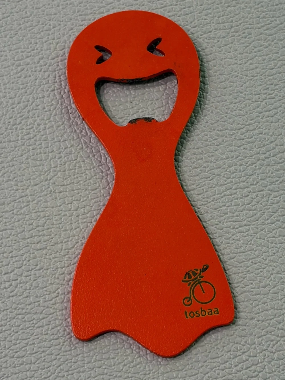 Orange Novelty Magnetic Bottle Opener Fridge Magnet Tosbaa